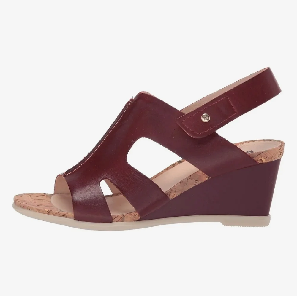 Pikolinos Vigo W3R-1676 Arcilla Wedge Sandal Heels